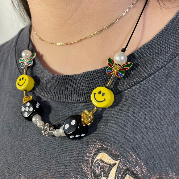 Asap Rocky Smiley pearl chain - Picture 2 of 5